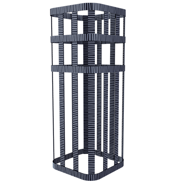 Сетка на трубу (300х300х500) Гефест ЗК  35/40/45 под шибер